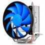 Deepcool | ""Gammaxx 200T"" universal cooler, 2 heatpipes, 120mm PWM fan, Intel Socket LGA115X / 775, 95 W TDP and AMD Socket F - 2
